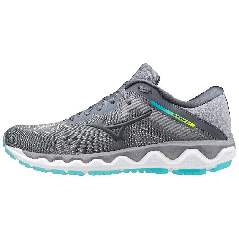 Mizuno Women's Wave Horizon 4 Running Shoes Grey (J1GD202636-JAM)